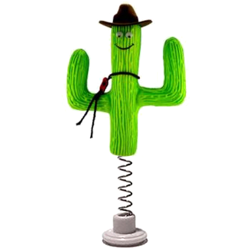 HappyBalls Cowboy Cactus Antenna Topper
